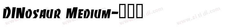 DINosaur Medium字体转换